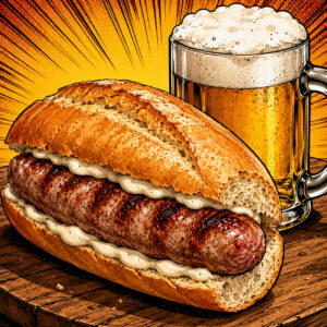 [PAGAMENT] Entrepà botifarra i allioli + cervesa
